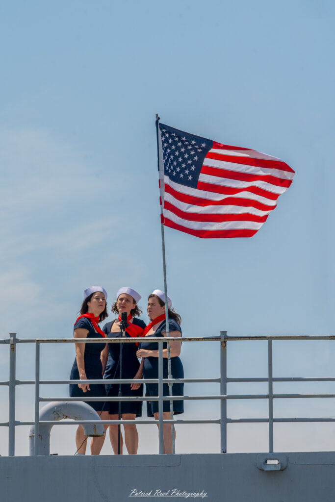 Andrews Sisters Tribute Performance – USS LST 393 Reenactment, June 7th, 2025